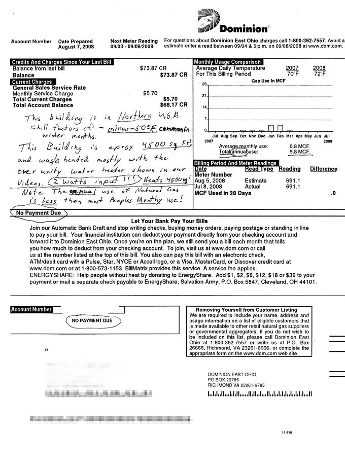 Gas Bill
